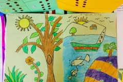 Amrit Jyoti School - Art and Craft Work at Ambawadi 2018