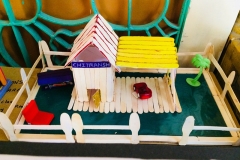 Amrit Jyoti School - Craft work at Ambawadi 2017