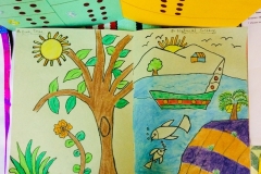 Amrit Jyoti School - Craft work at Ambawadi 2017